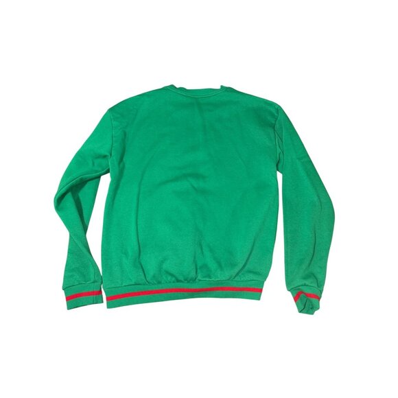 Small Green Grinch Christmas Sweatshirt - Picture 4 of 4